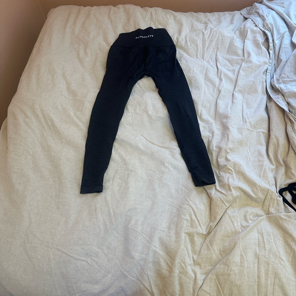 Alphalete Black Textured Leggings